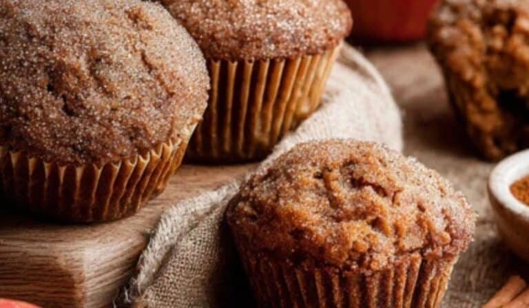 Apple Cider Spice Muffins with warm fall spices