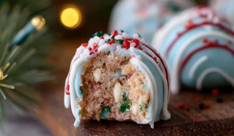 Little Debbie Christmas Tree Cake Truffles holiday dessert